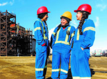 Three Indigenous oil and gas workers