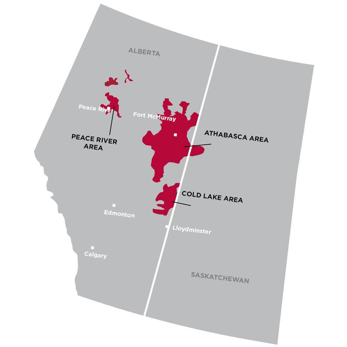 Where are Canada's oil sands?